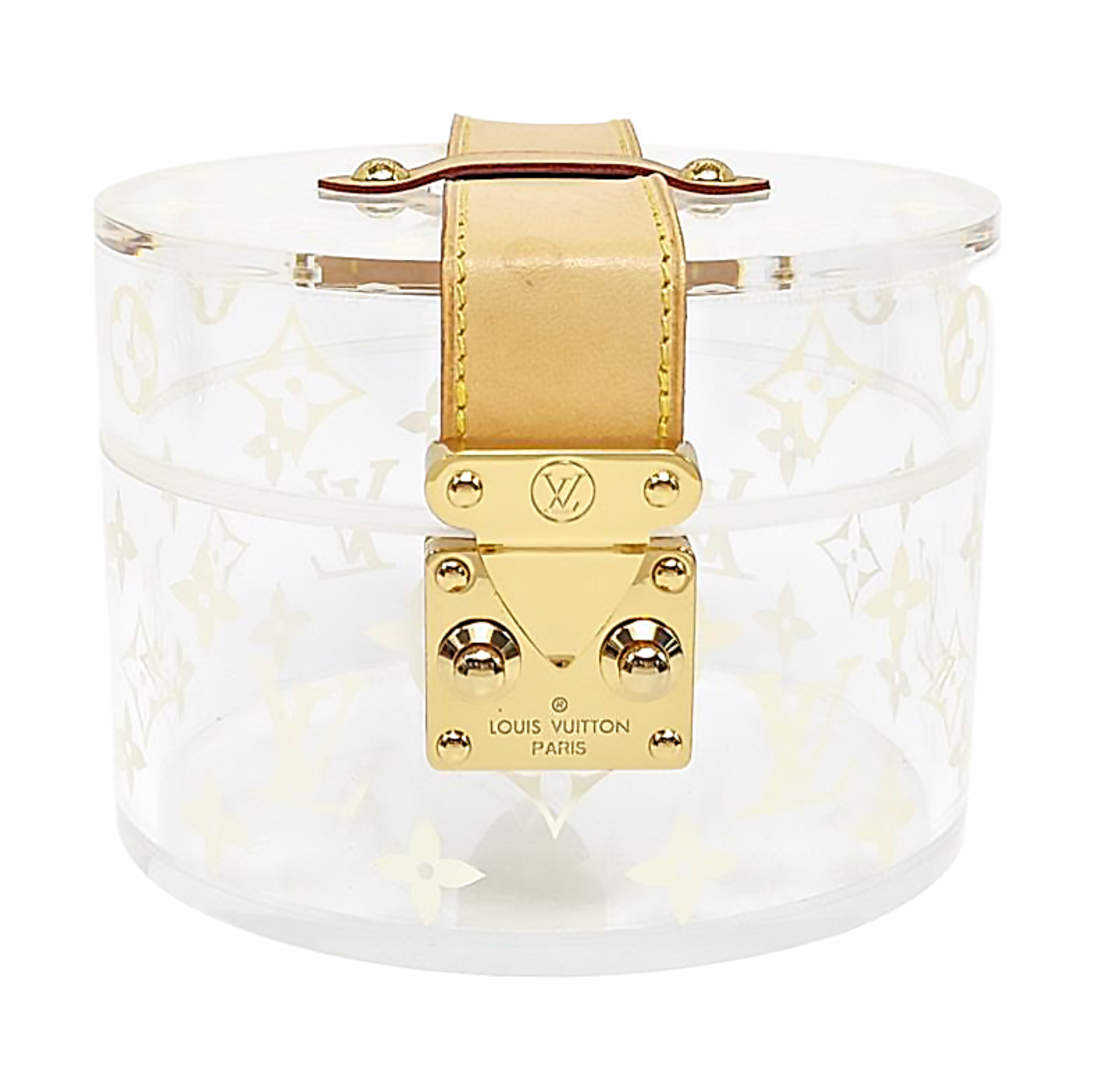 BOX SCOTT Monogram Plastic Clear