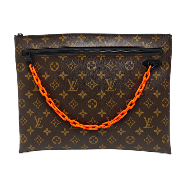 A4 Monogram Coated Canvas Brown