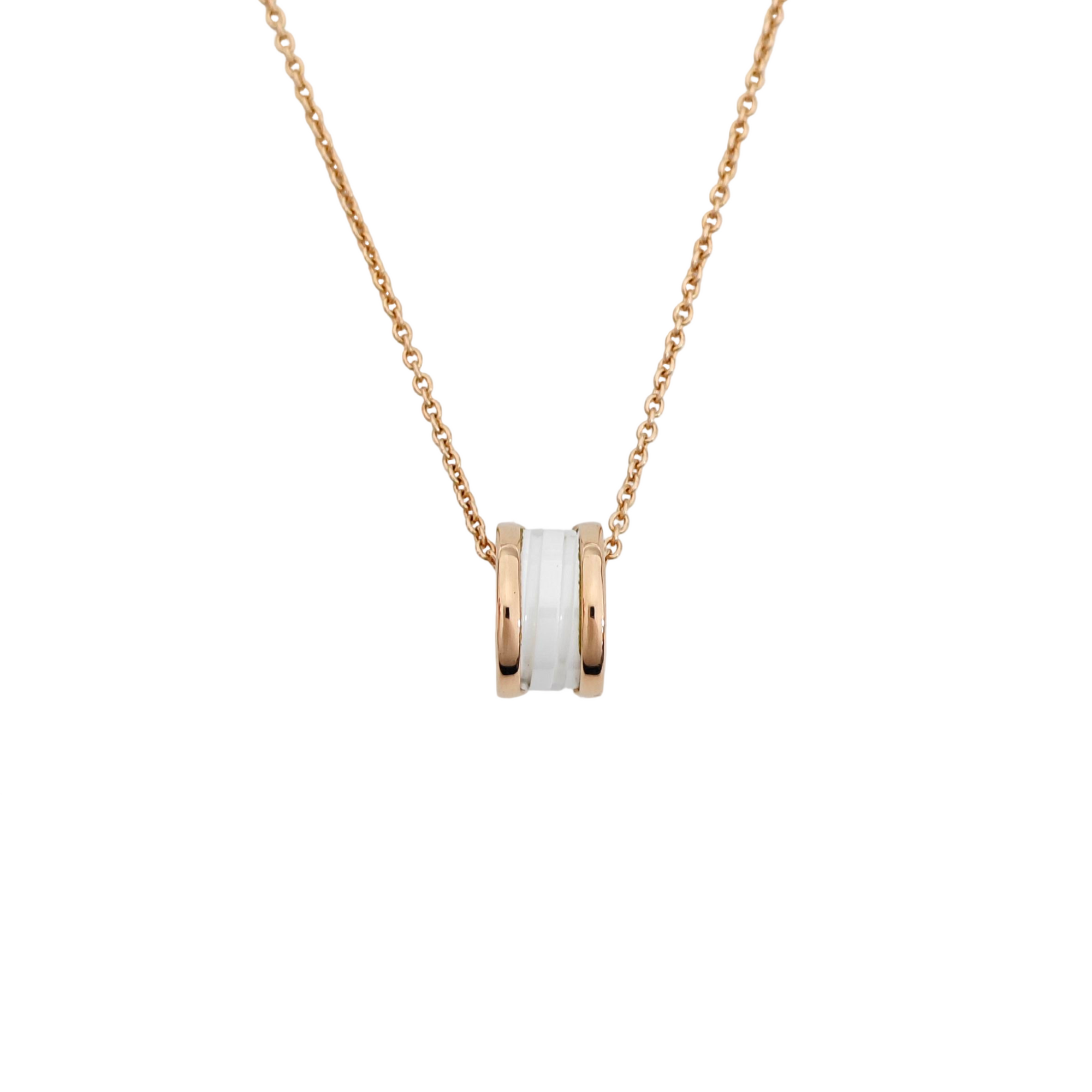 B.ZERO1 18k Rose Gold Necklace