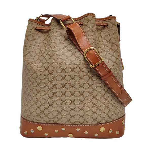 MACADAM BUCKET Coated Canvas Beige