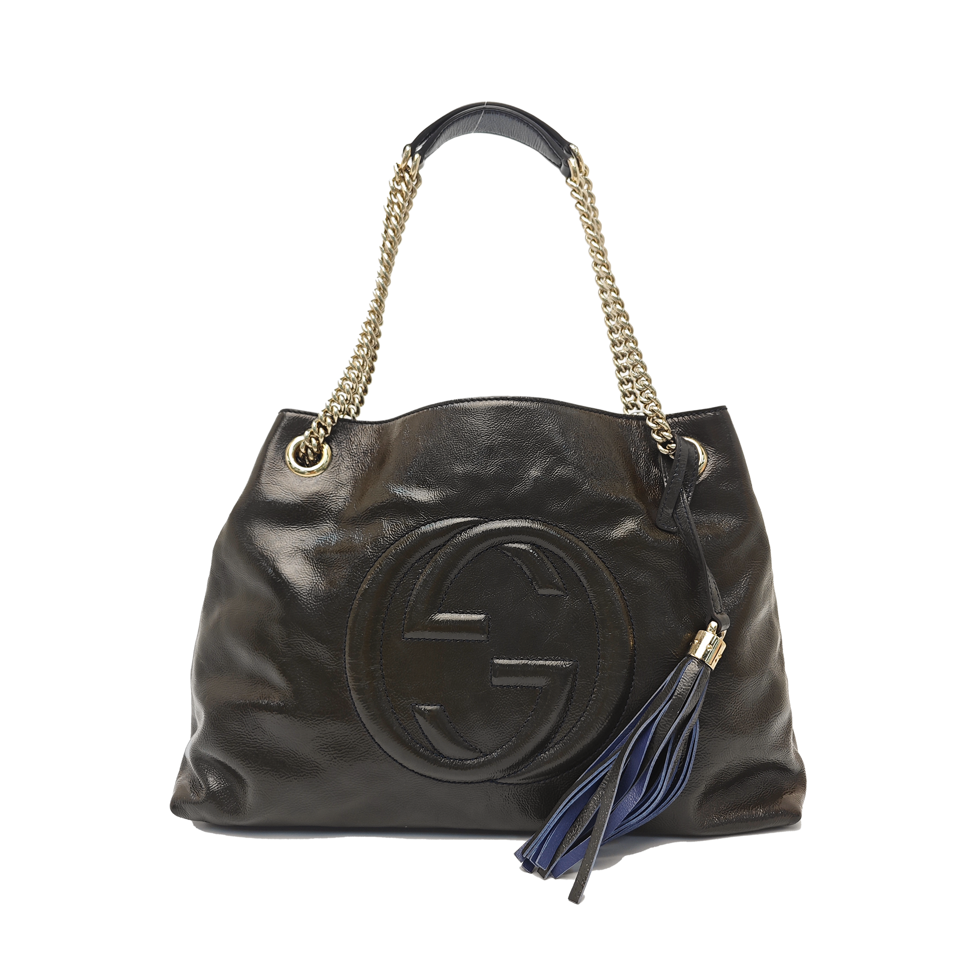 Soho Large Patent Leather Green