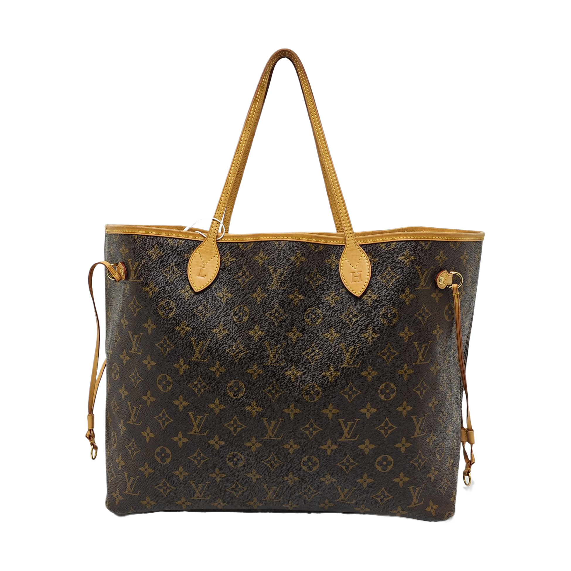 NEVERFULL GM Monogram Coated Canvas Brown