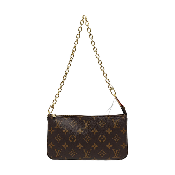 POCHETTE ACCESSOIRES GM Monogram Coated Canvas Brown