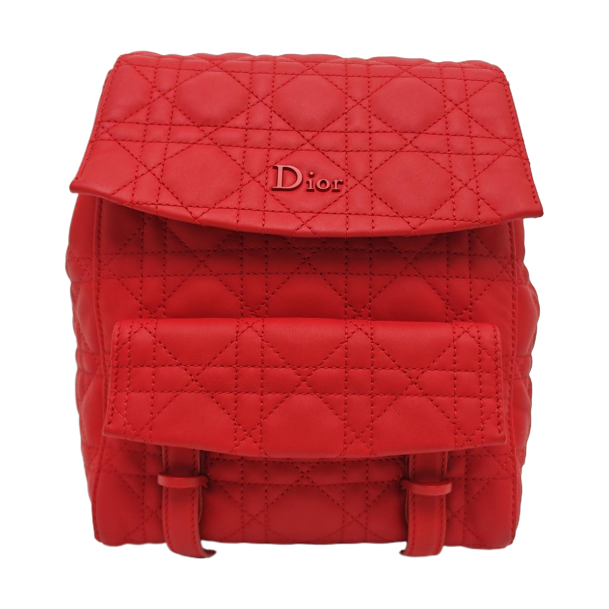 Stardust Cannage Calfskin Red