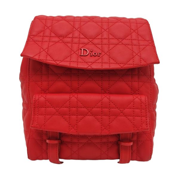 Stardust Cannage Calfskin Red