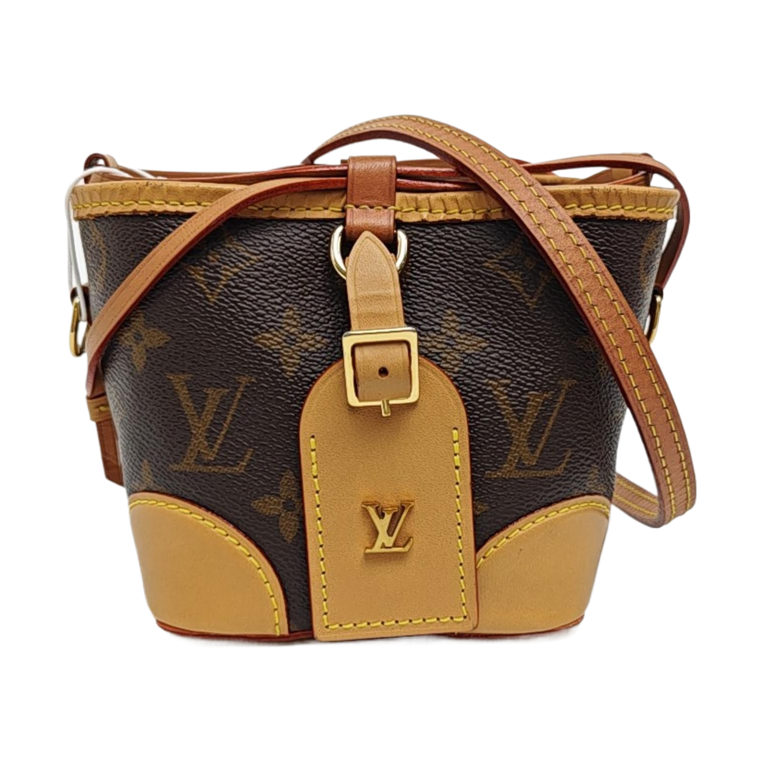 NOÉ Mini Monogram Coated Canvas Brown