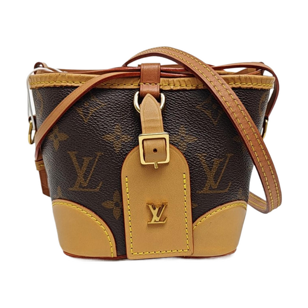 NOÉ Mini Monogram Coated Canvas Brown