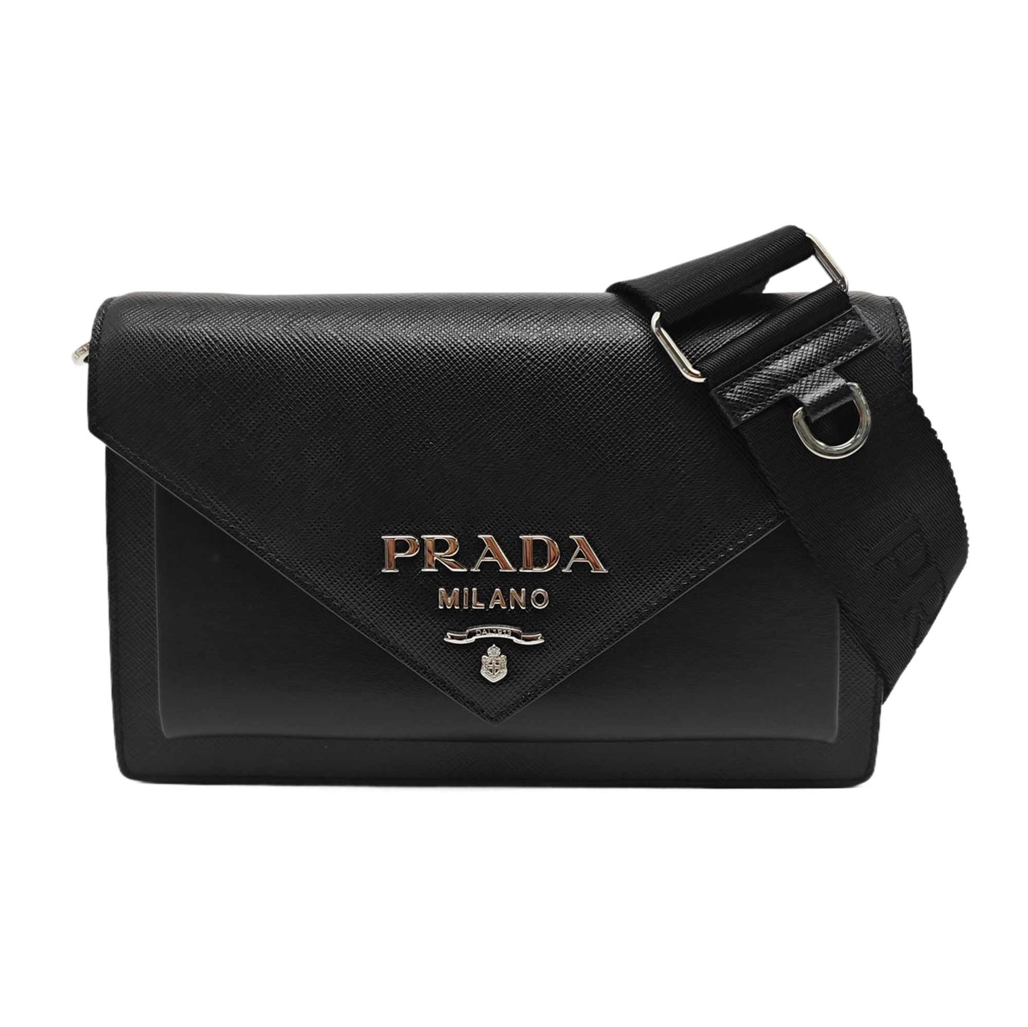 Calfskin Crossbody Bag Mini Black