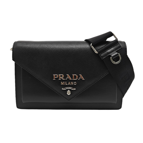 Calfskin Crossbody Bag Mini Black
