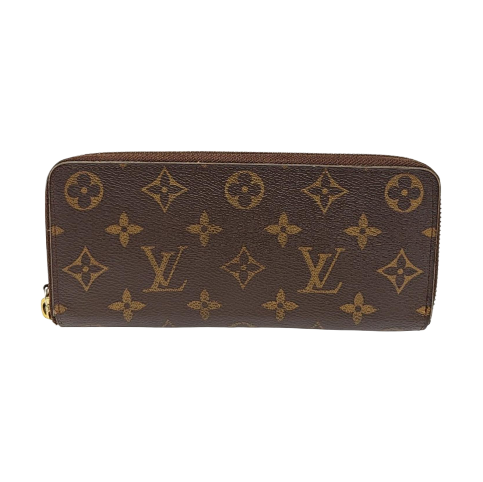 CLÉMENCE Monogram Coated Canvas Brown Wallet
