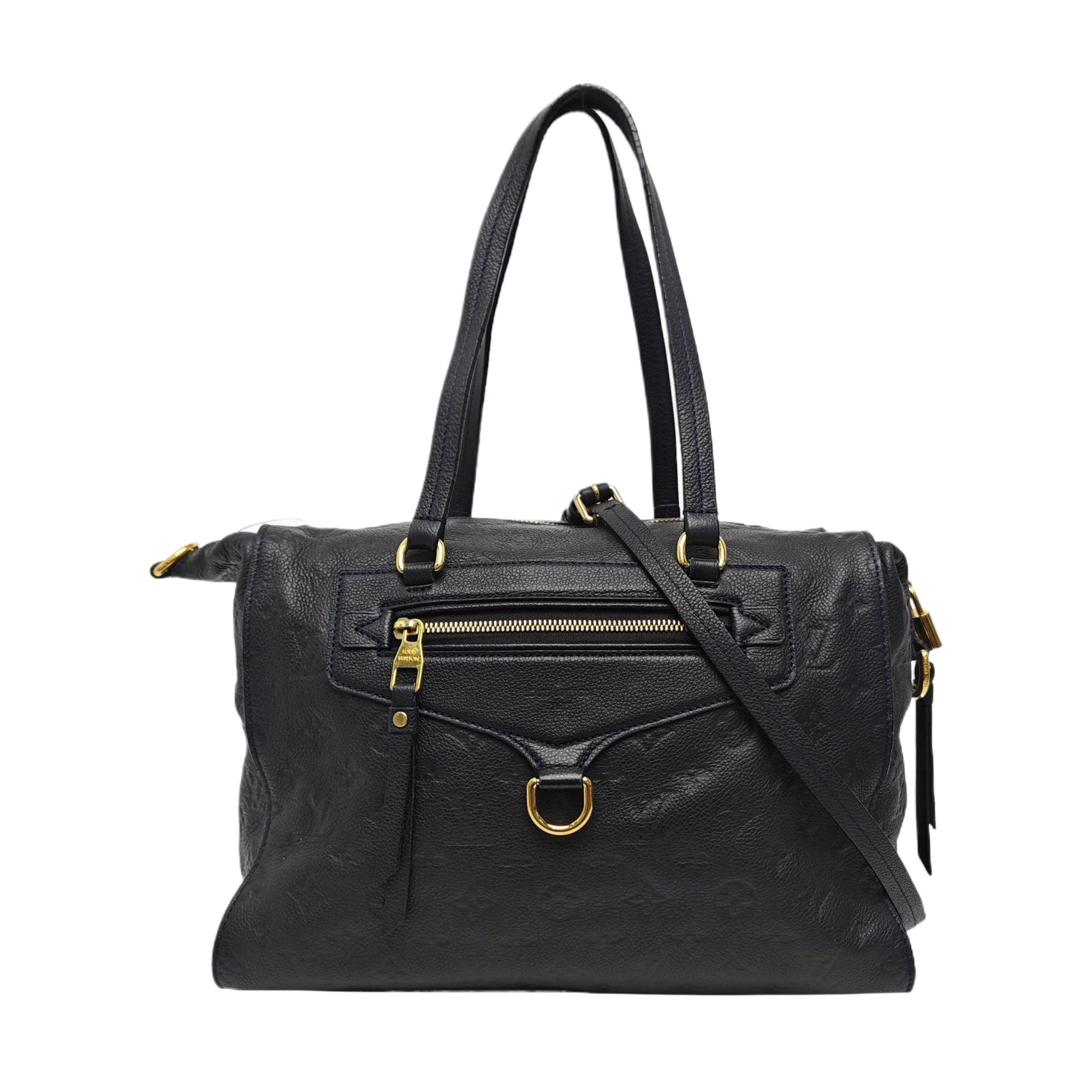 LUMINEUSE Monogram Calfskin Black