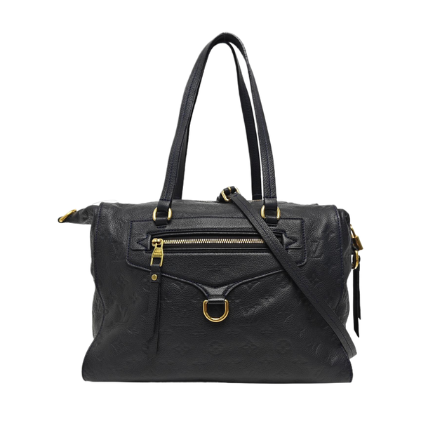 LUMINEUSE Monogram Calfskin Black