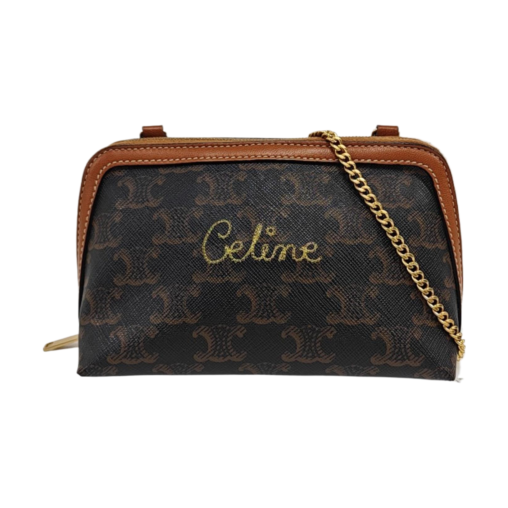 TRIOMPHE CANVAS Coated Canvas Brown
