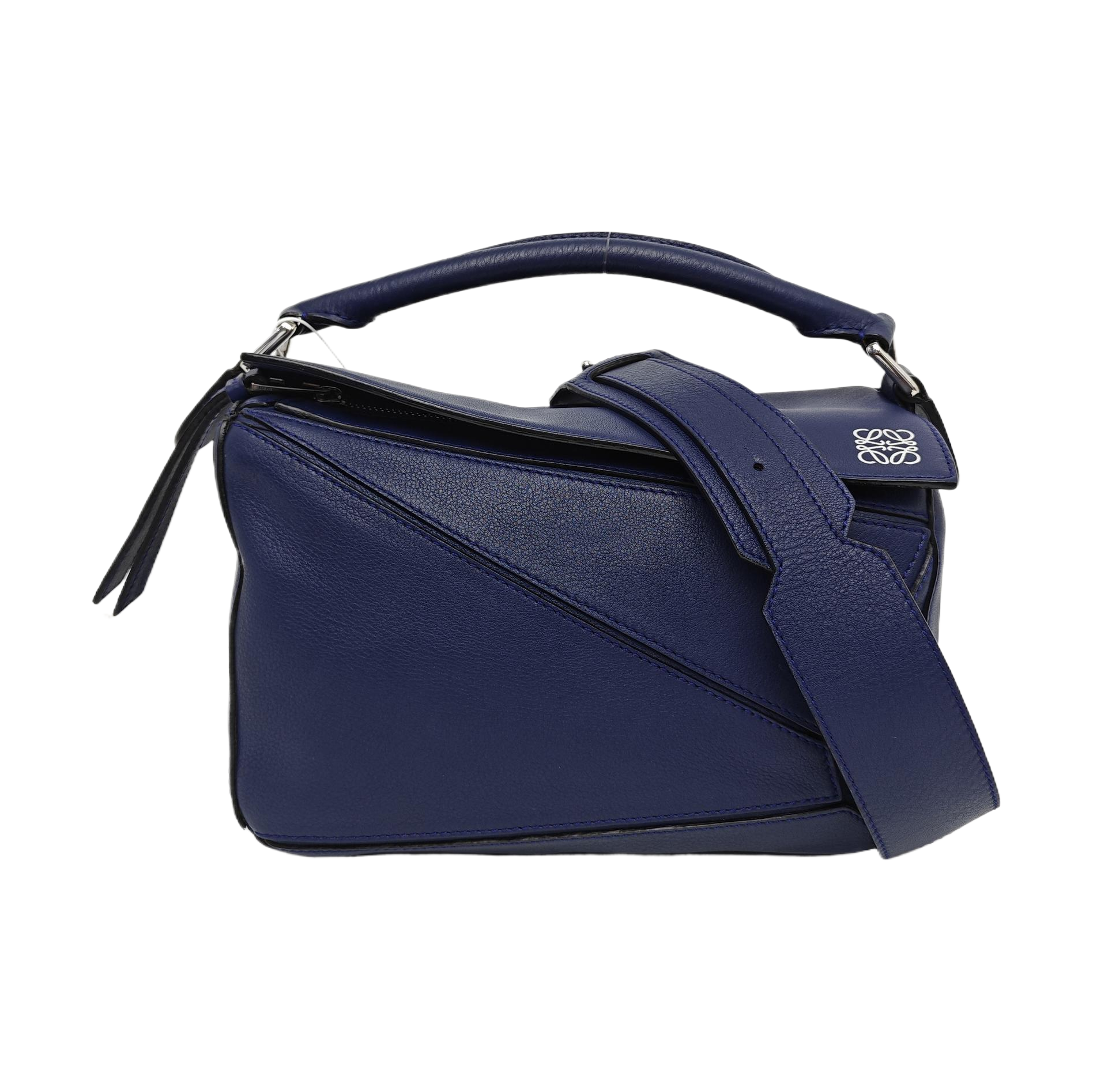 Puzzle Small Calfskin Blue