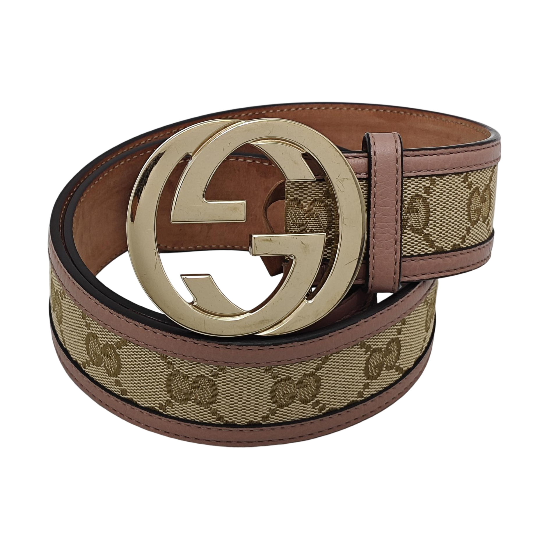 Fabric Belt Beige