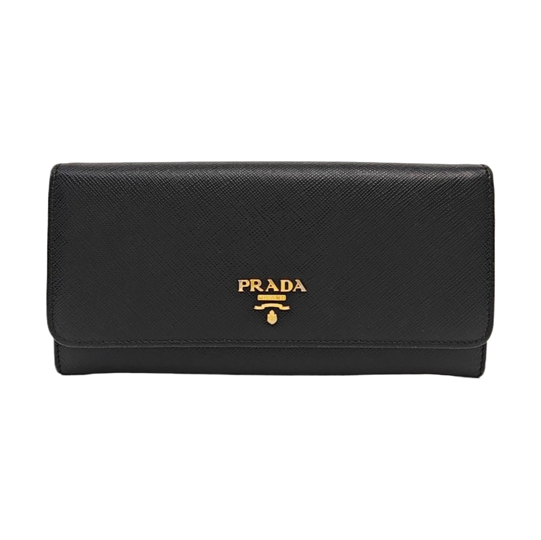 Fold Wallet Calfskin Black Wallet