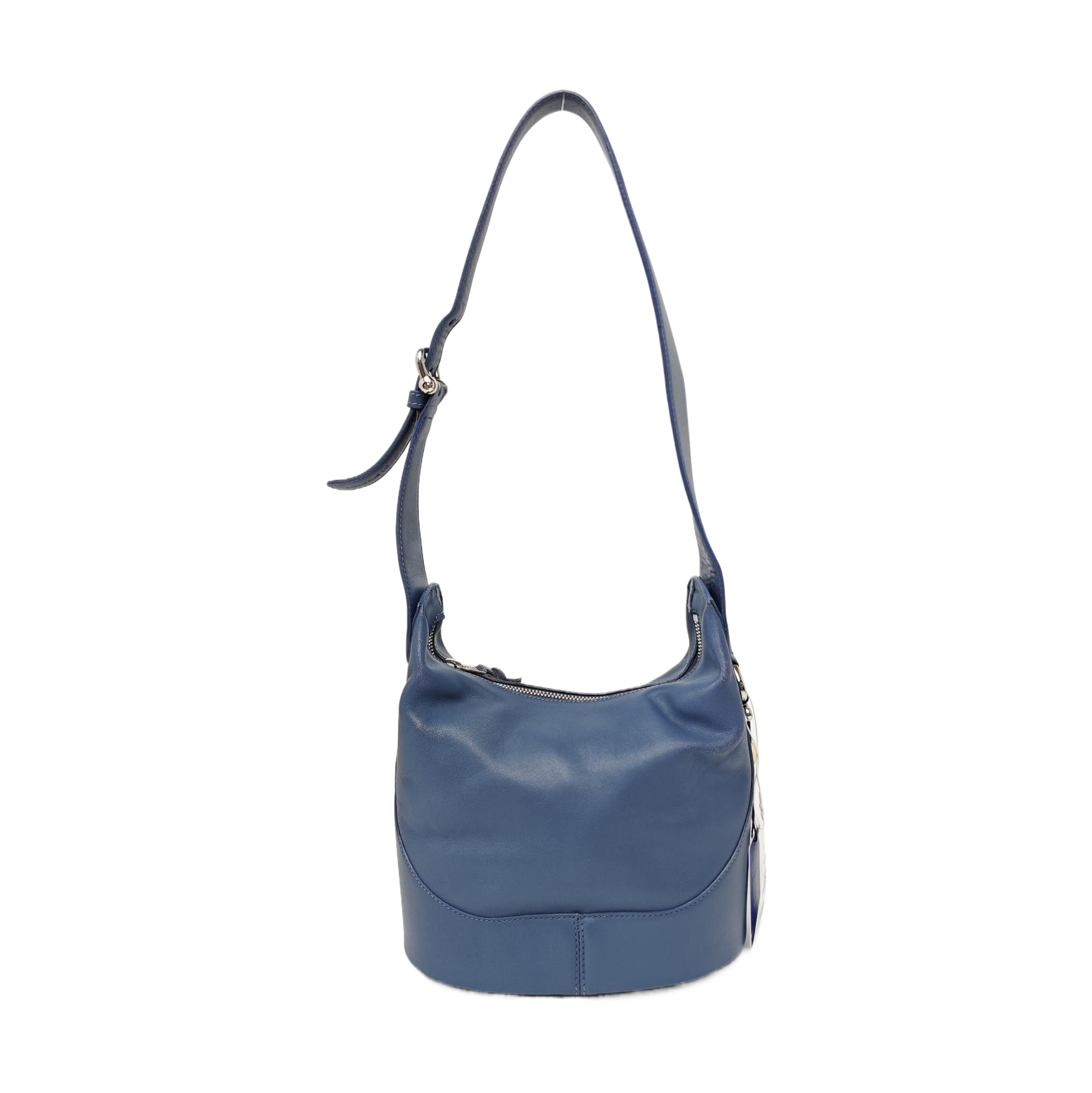 Calfskin Shoulder Bag Blue