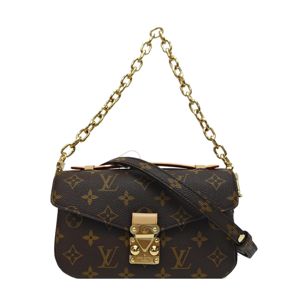 MÉTIS EAST WEST Monogram Coated Canvas Brown