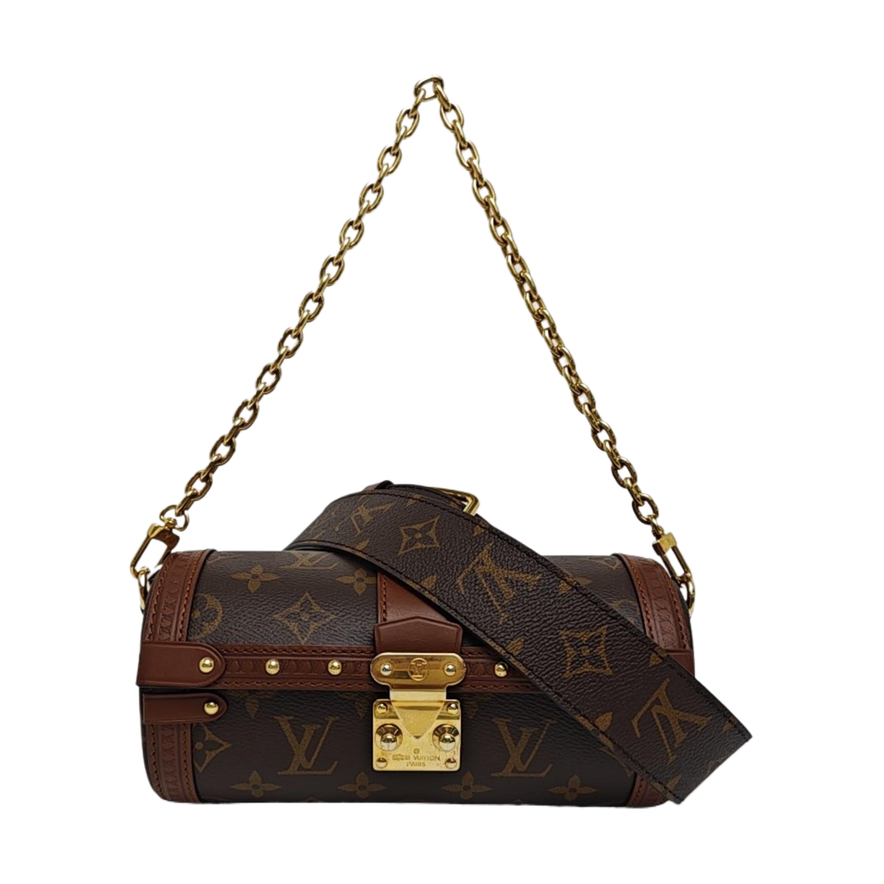 PAPILLON 19 Monogram Coated Canvas Brown