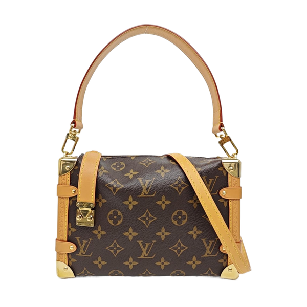 SIDE TRUNK MM Monogram Coated Canvas Brown