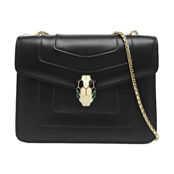 SERPENTI FOREVER Small Calfskin Black