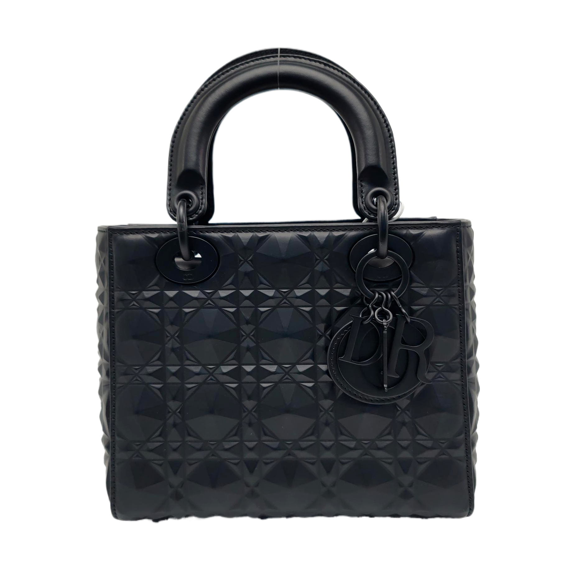 Lady Dior Small Cannage Calfskin Black