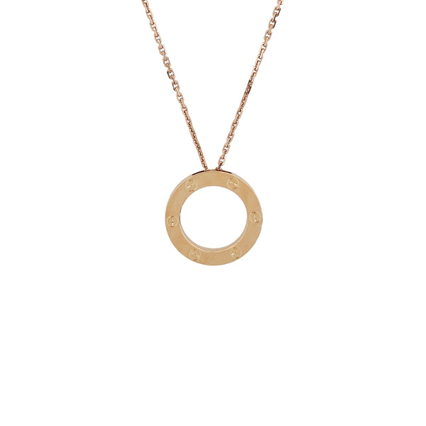 LOVE 18k Rose Gold Necklace