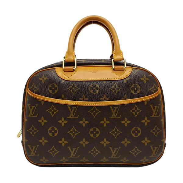 DEAUVILLE Monogram Coated Canvas Brown