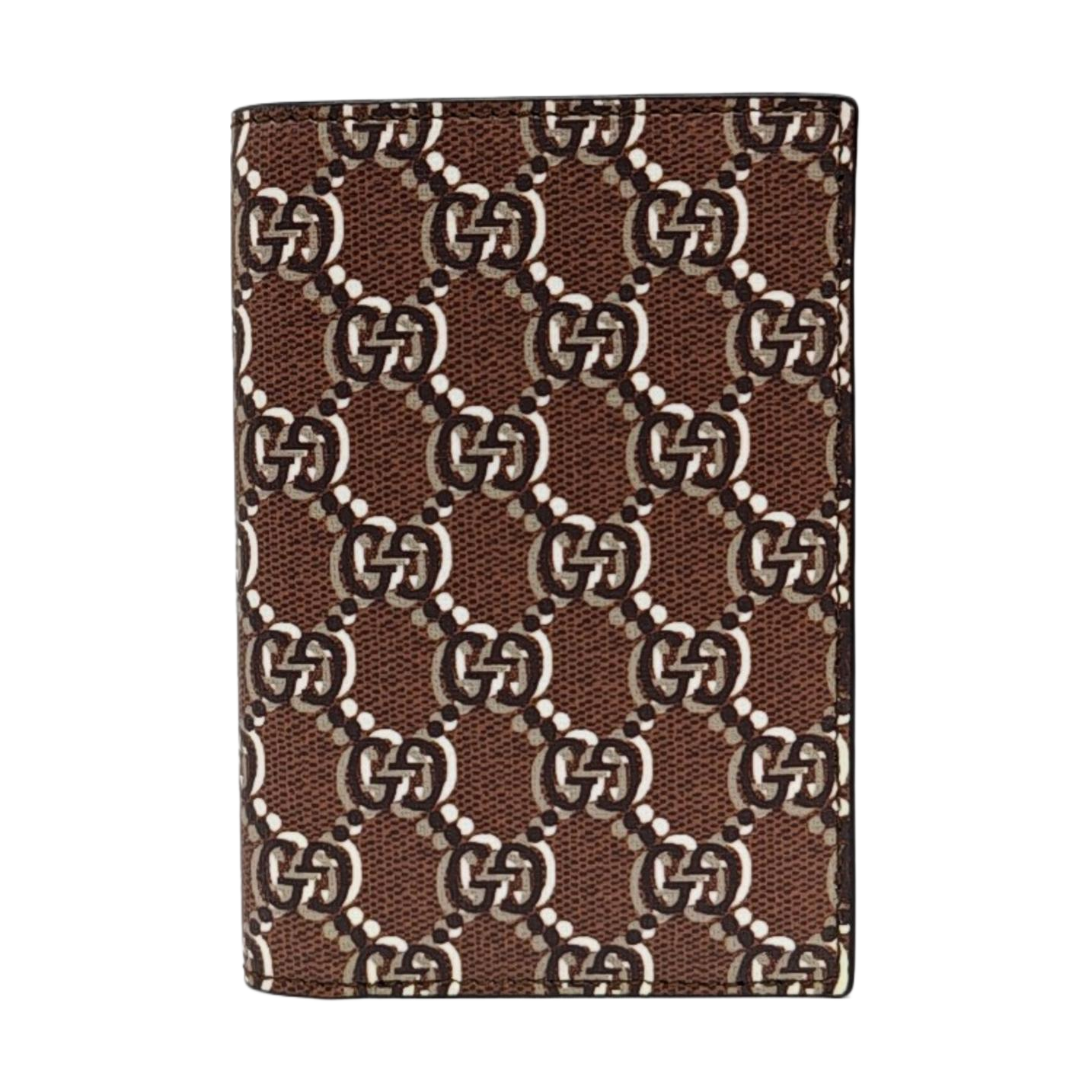 Monogram Coated Canvas Card Holder Brown