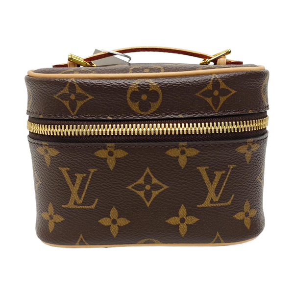 NICE Super Mini Monogram Coated Canvas Brown