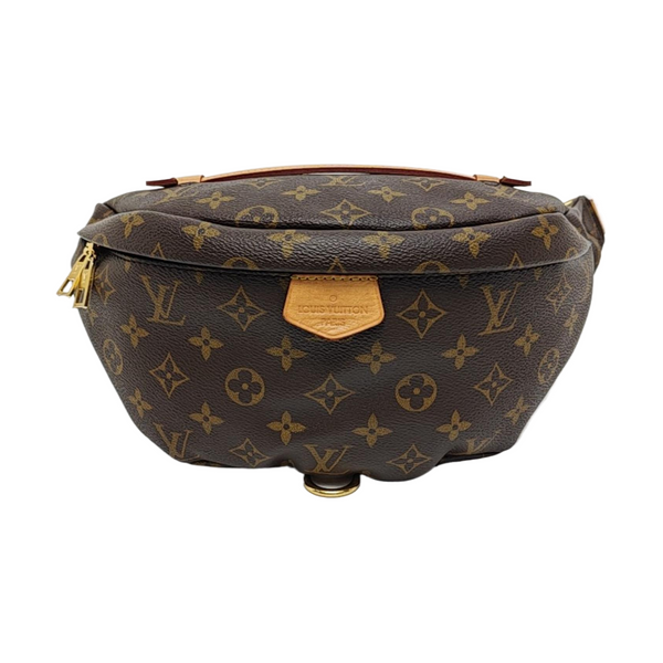 BUMBAG Monogram Coated Canvas Brown