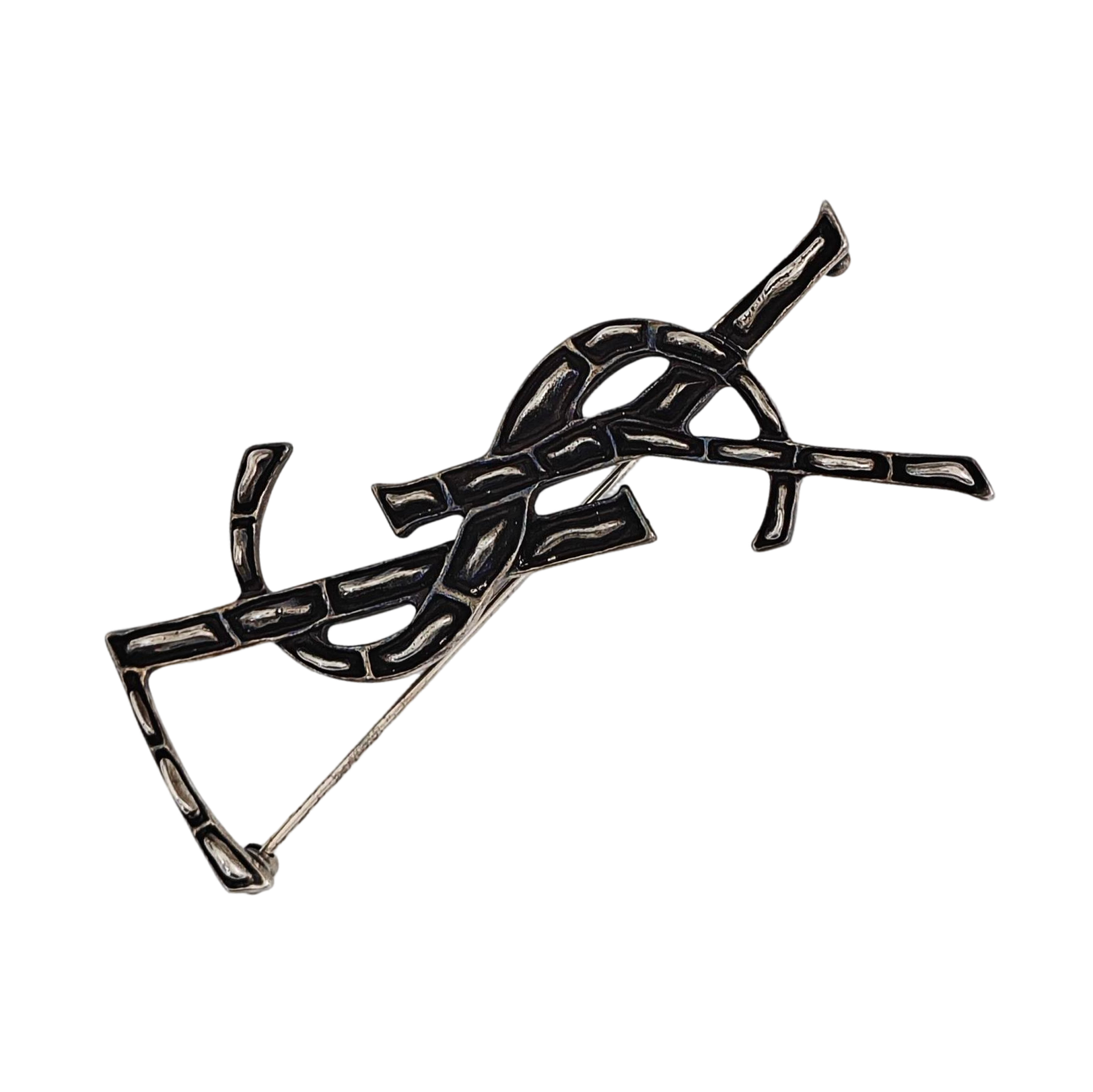 Metal Silver Brooch