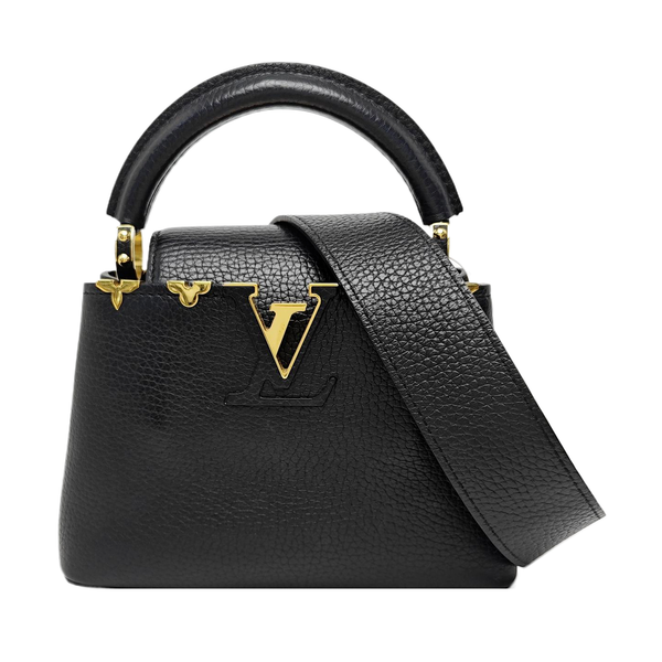 CAPUCINES Mini Calfskin Black