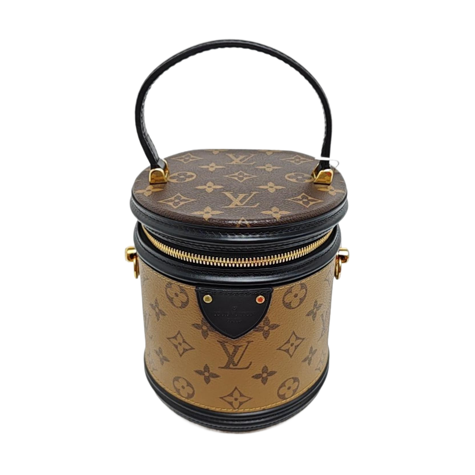 CANNES PM Monogram Coated Canvas Brown