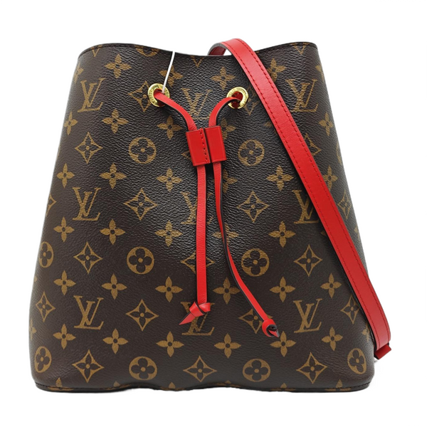 NÉONOÉ MM Monogram Coated Canvas Brown