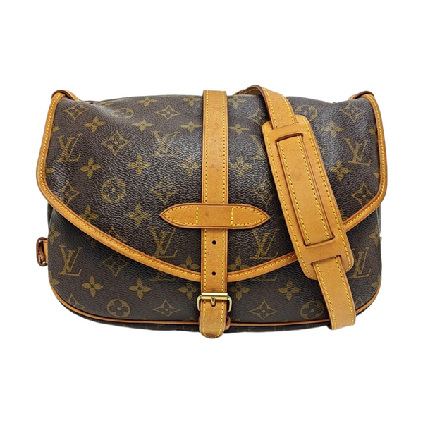 SAUMUR Monogram Coated Canvas Brown