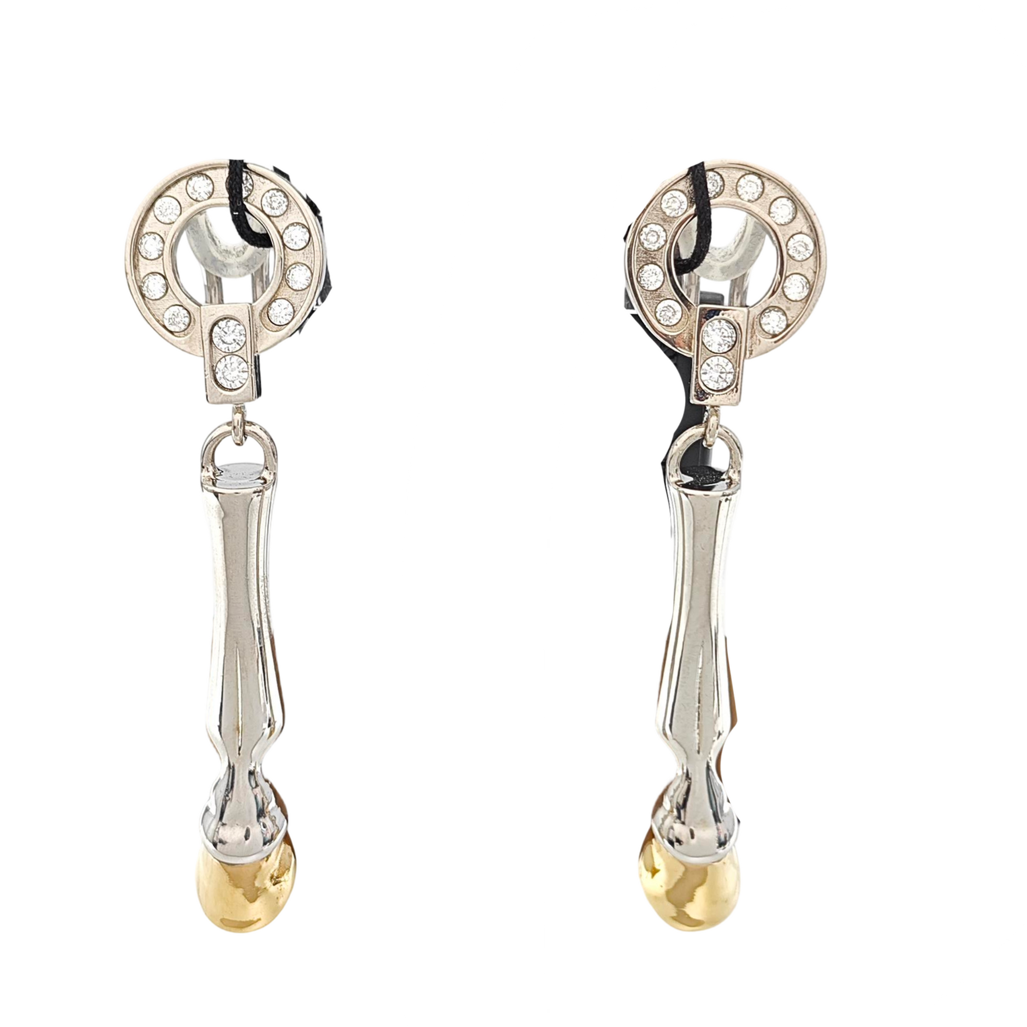 Metal Silver Clip On Earrings
