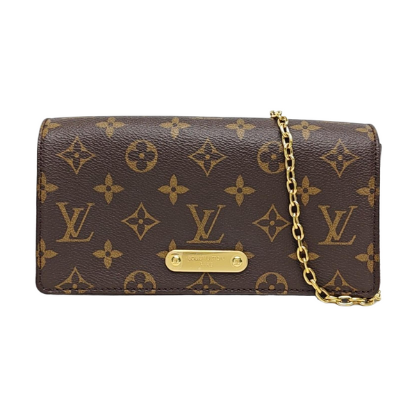 Lily Monogram Coated Canvas Brown