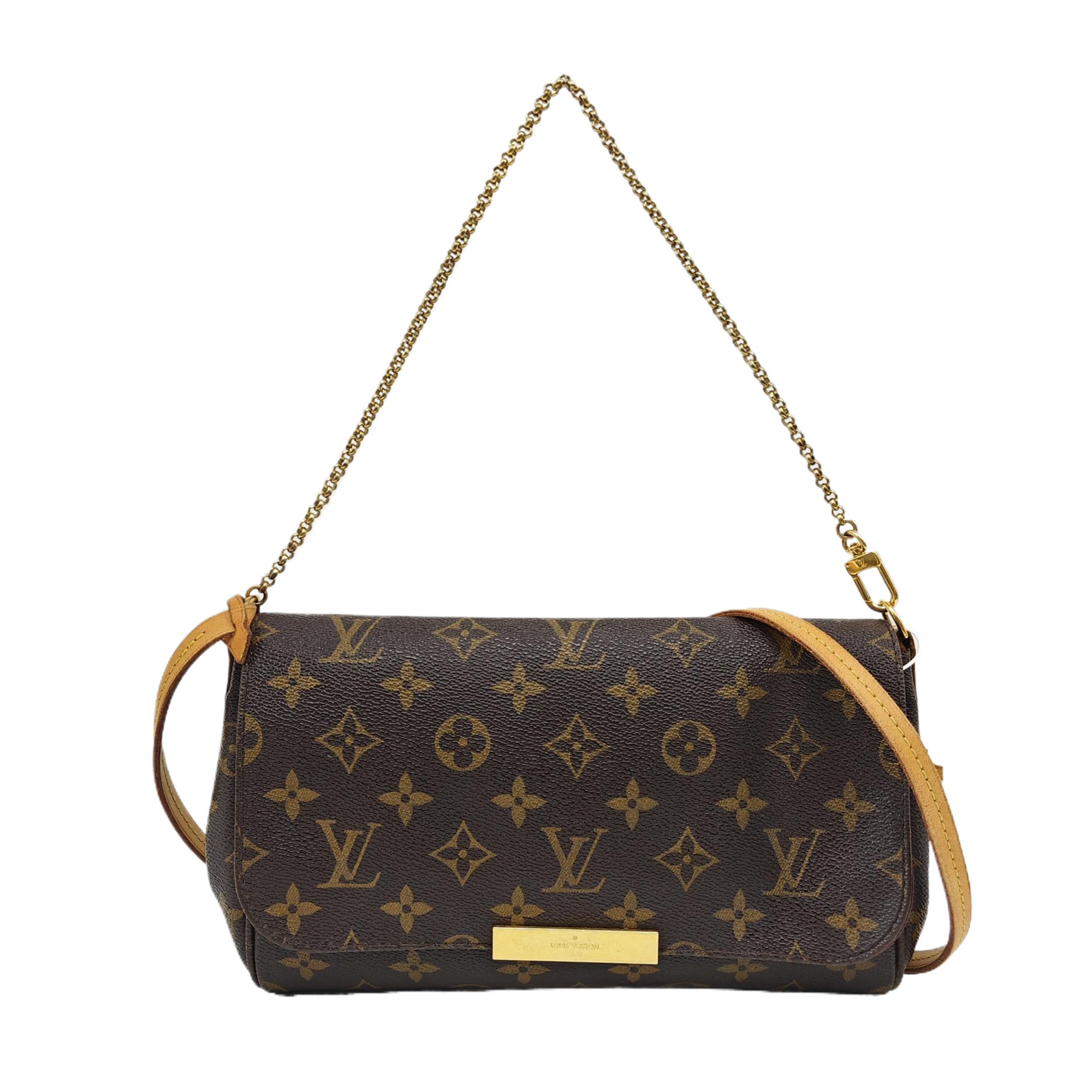 FAVORITE MM Monogram Coated Canvas Brown