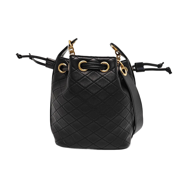 CASSANDRE Quilted Lambskin Black