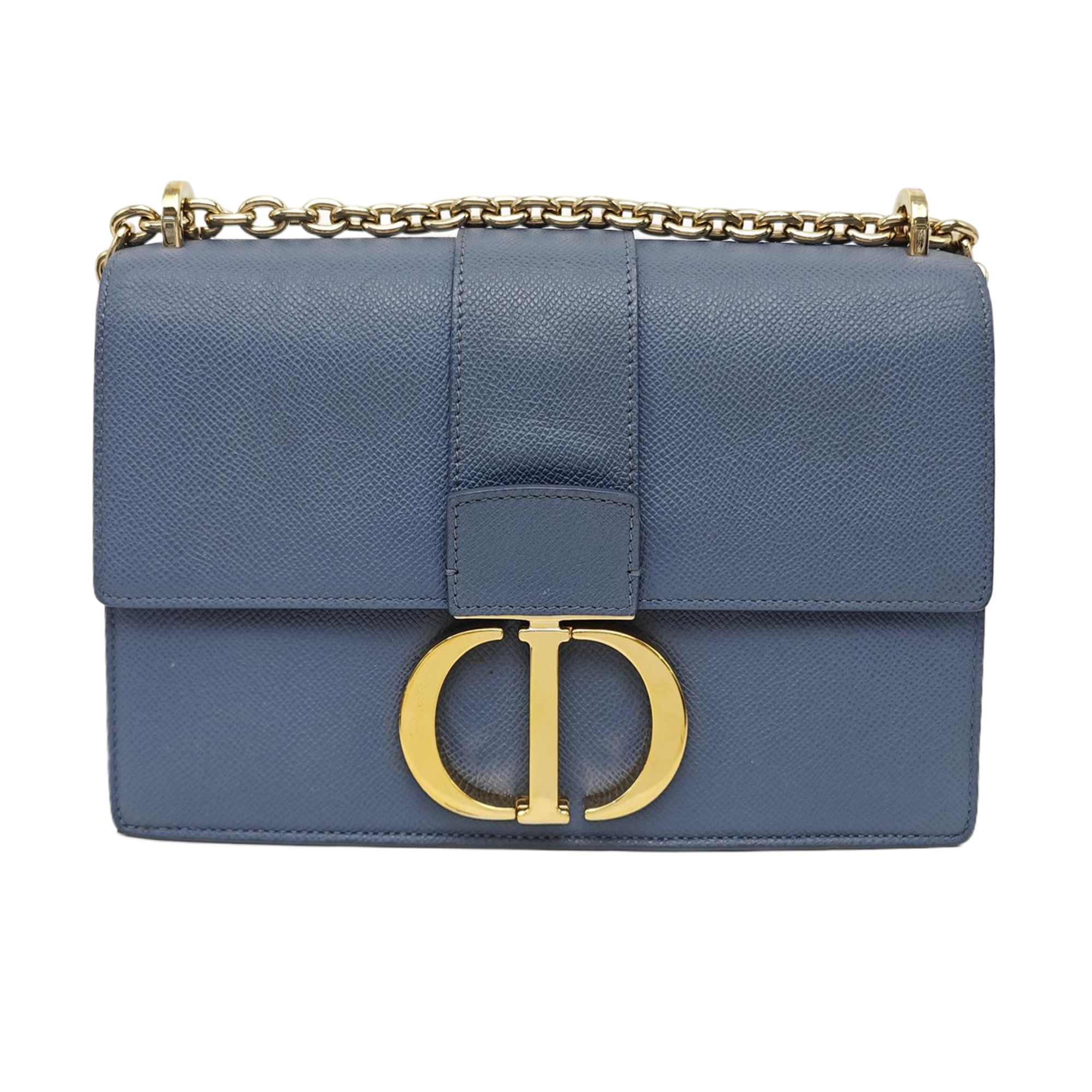30 Montaigne Calfskin Blue