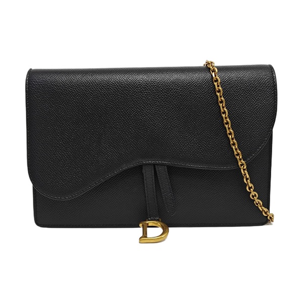 Saddle Calfskin Black