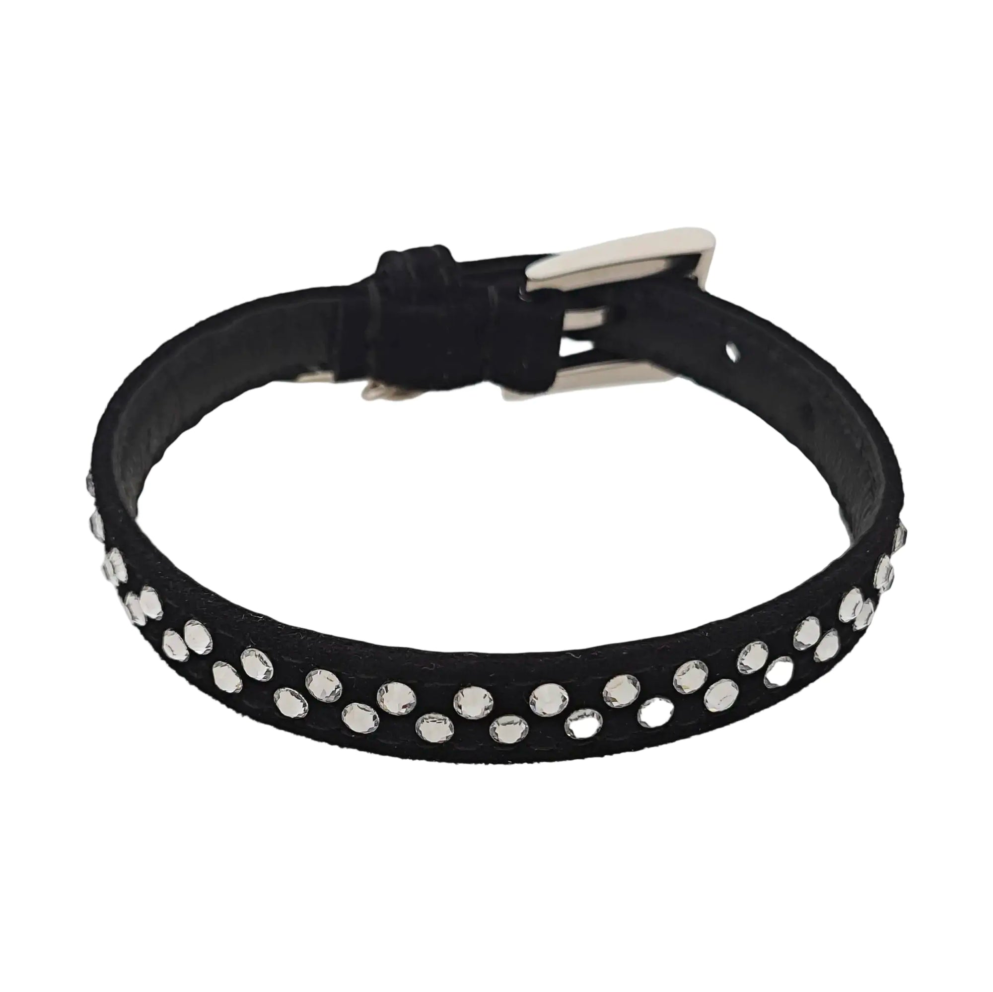 Synthetic Crystal Black Bracelet