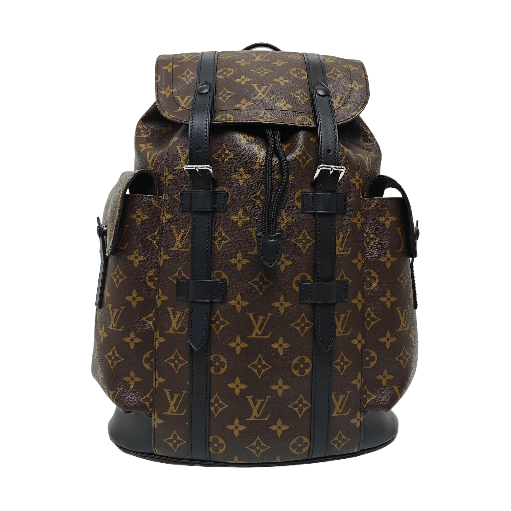 CHRISTOPHER MM Monogram Coated Canvas Brown