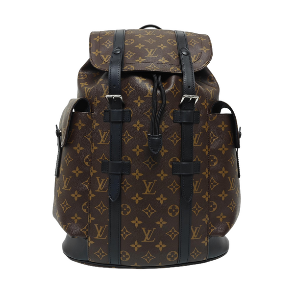 CHRISTOPHER MM Monogram Coated Canvas Brown
