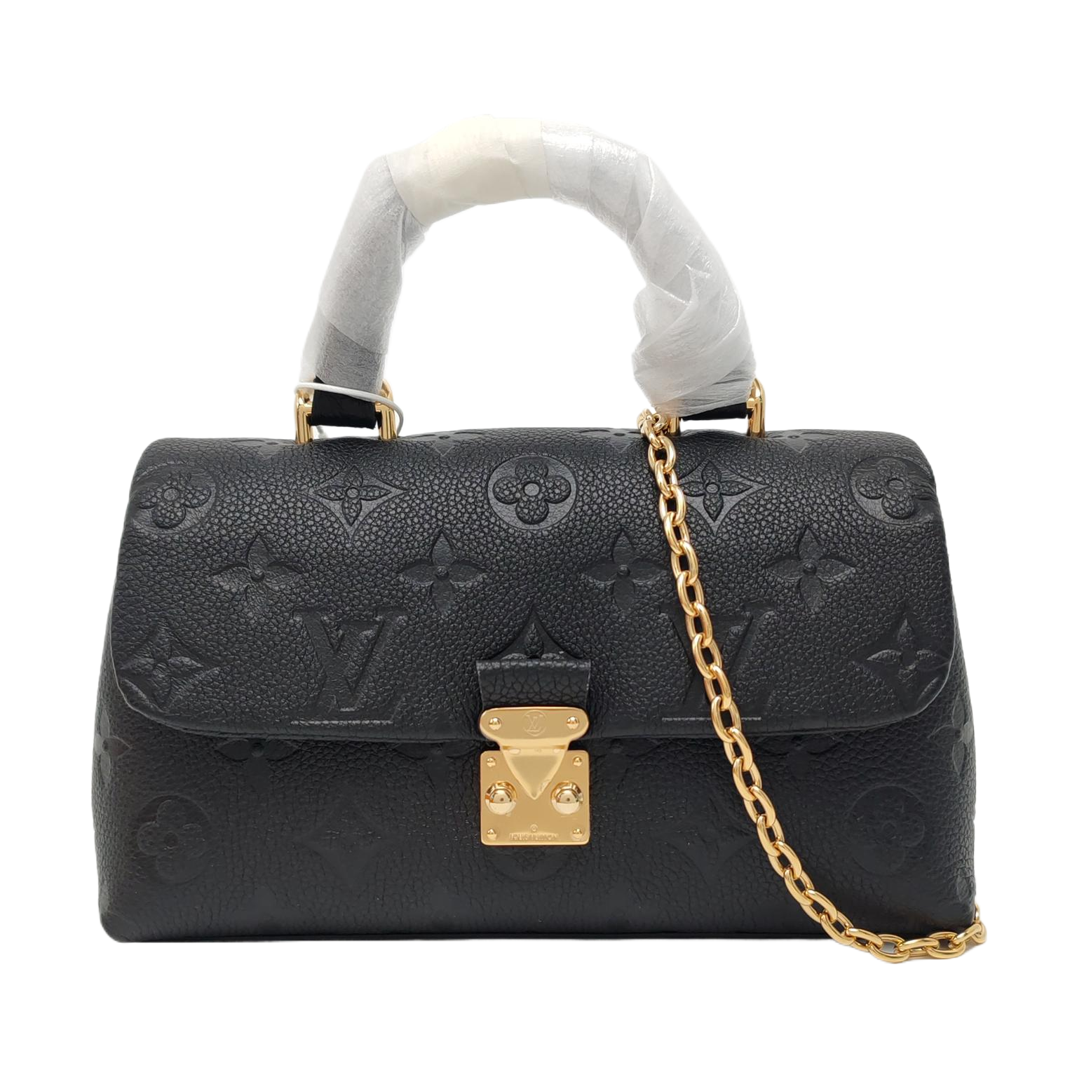 MADELEINE Nano Monogram Calfskin Black