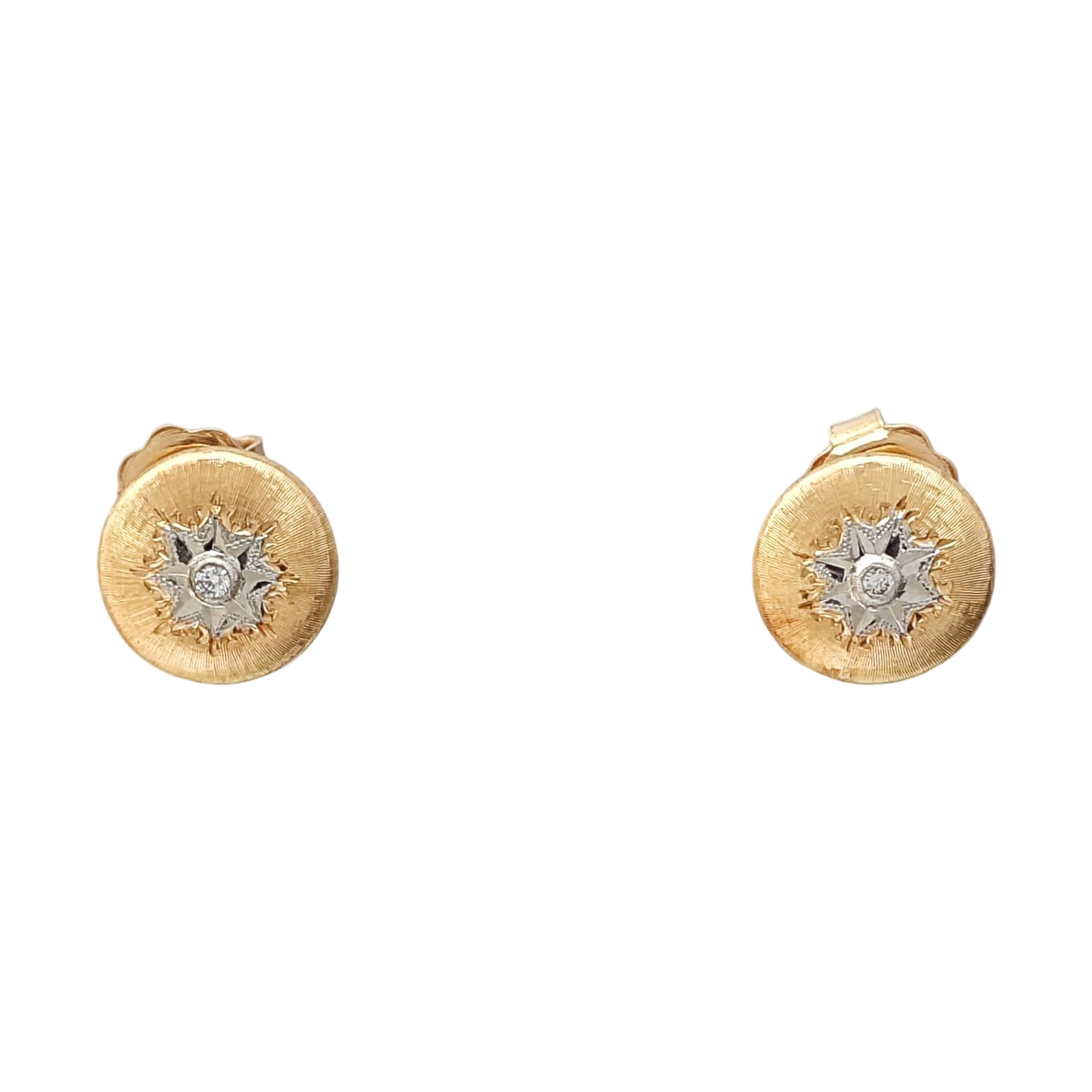 18k Rose Gold Stud Earrings