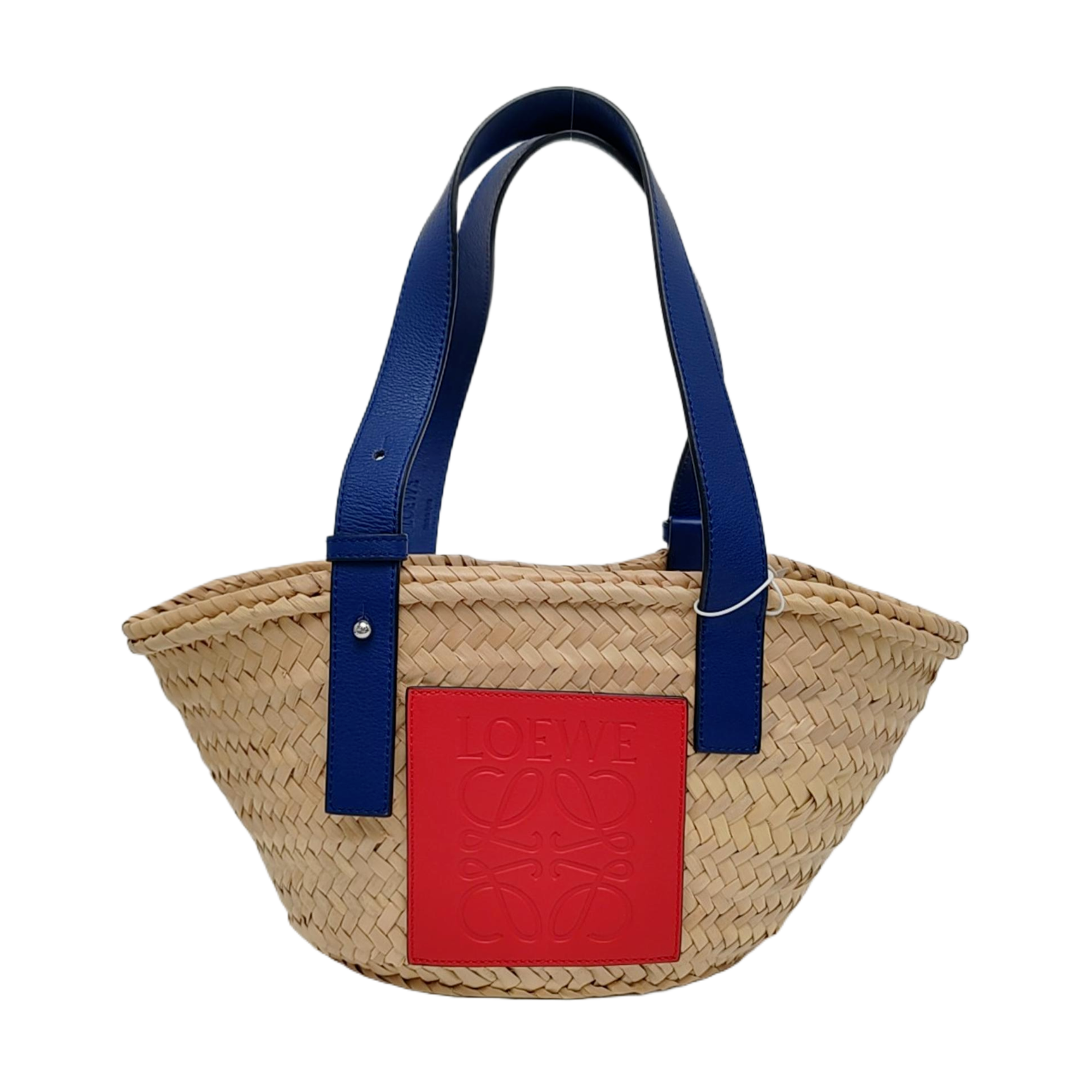 Authenticated pre-owned  Basket Straw Beige - Top Handle Bag at Looply