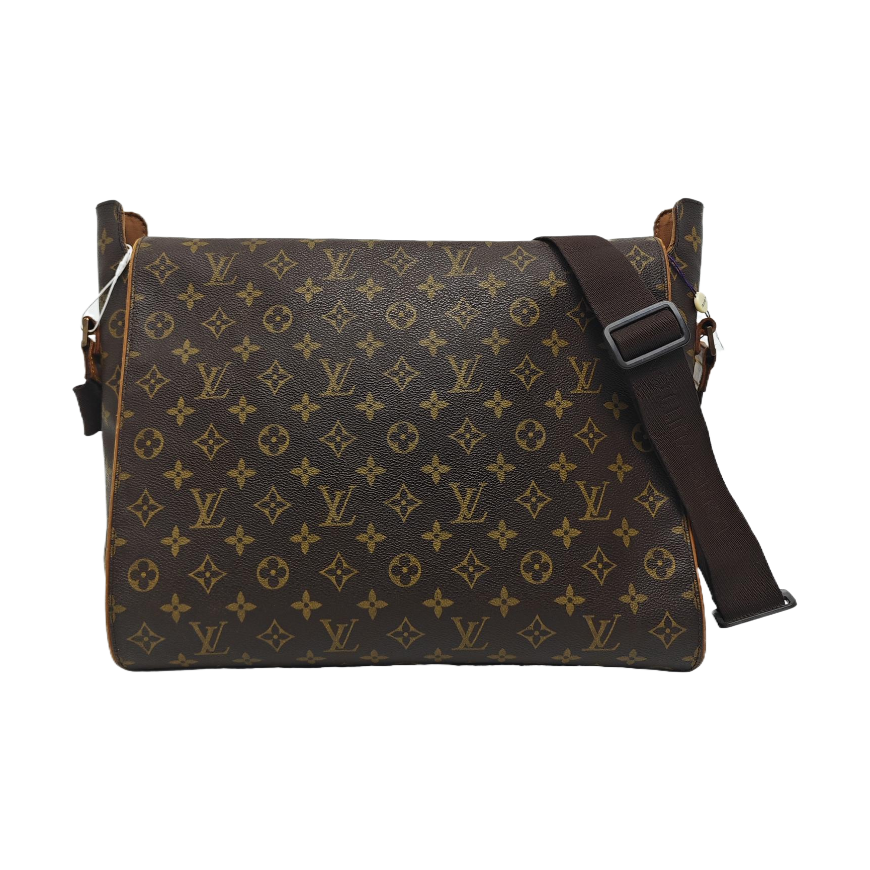 VALMY Monogram Coated Canvas Brown