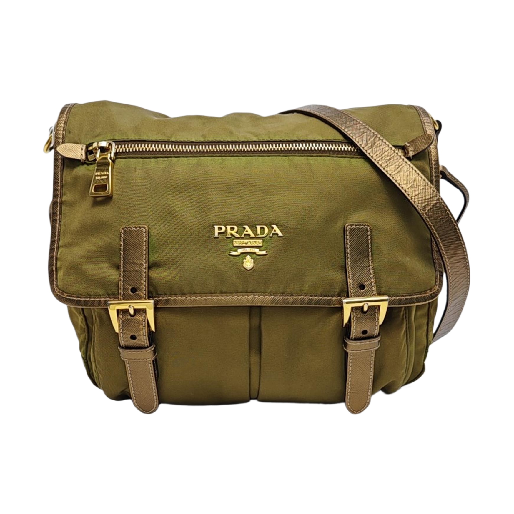 Vela Messenger Bag Nylon Green